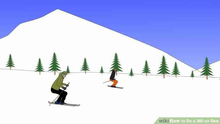 Image intitulée Faire un 360 sur des Skis à l